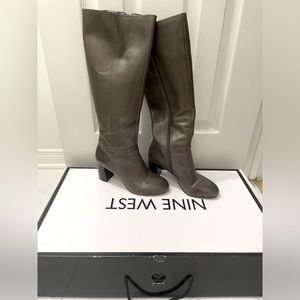 Nine West - below knee heeled boots